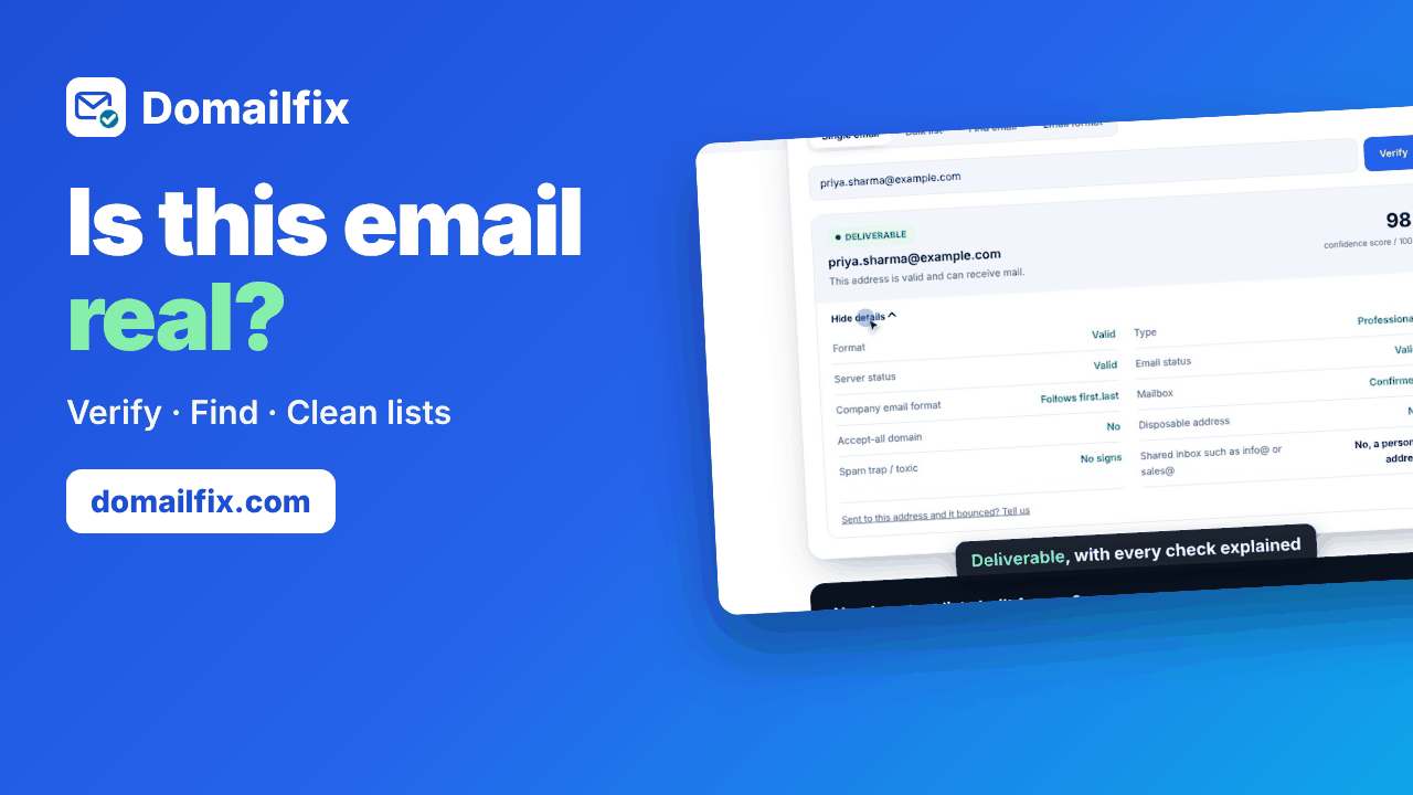 See Domailfix in action